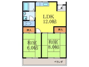 メゾン源の物件間取画像